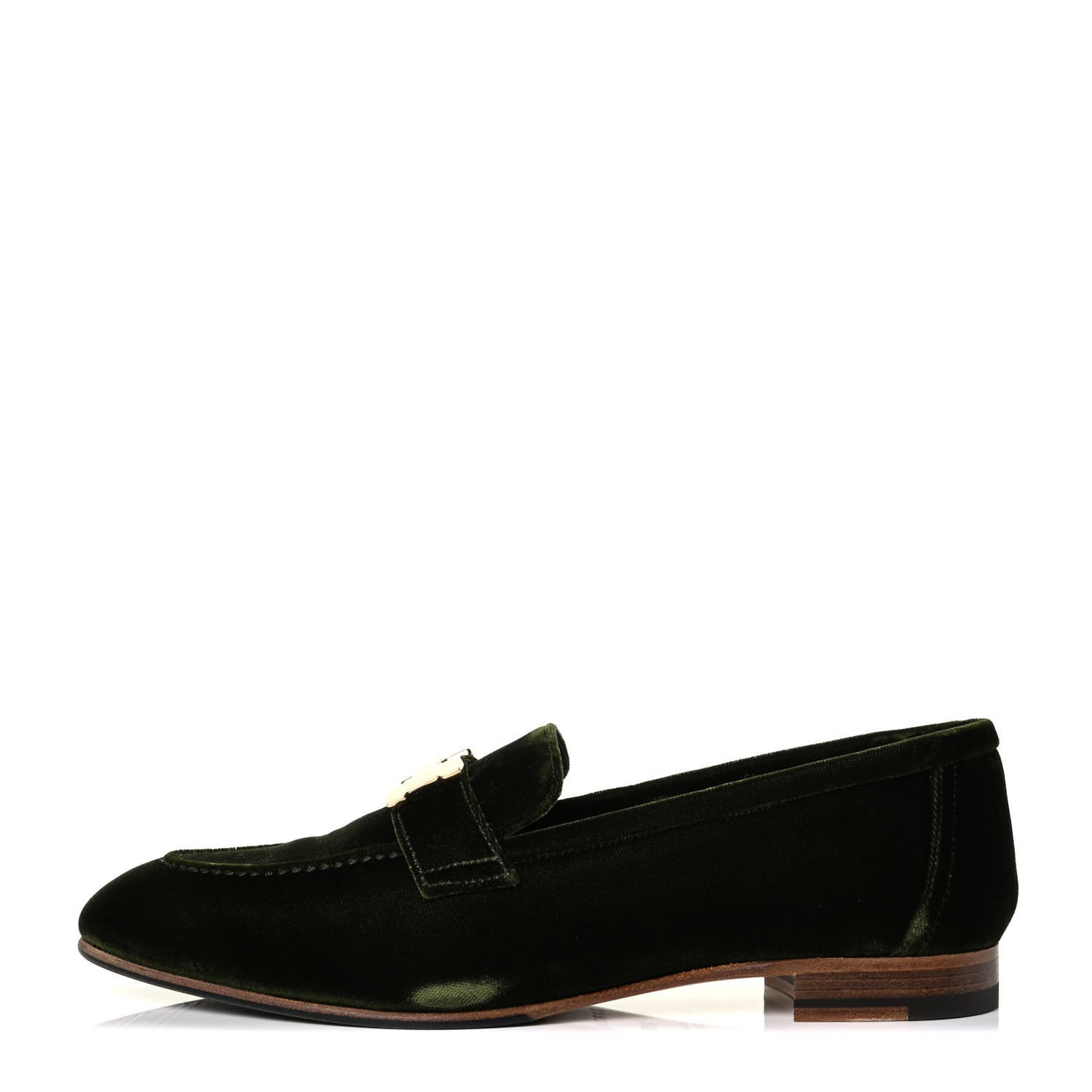 Velvet Womens Paris Loafers 39.5 Vert