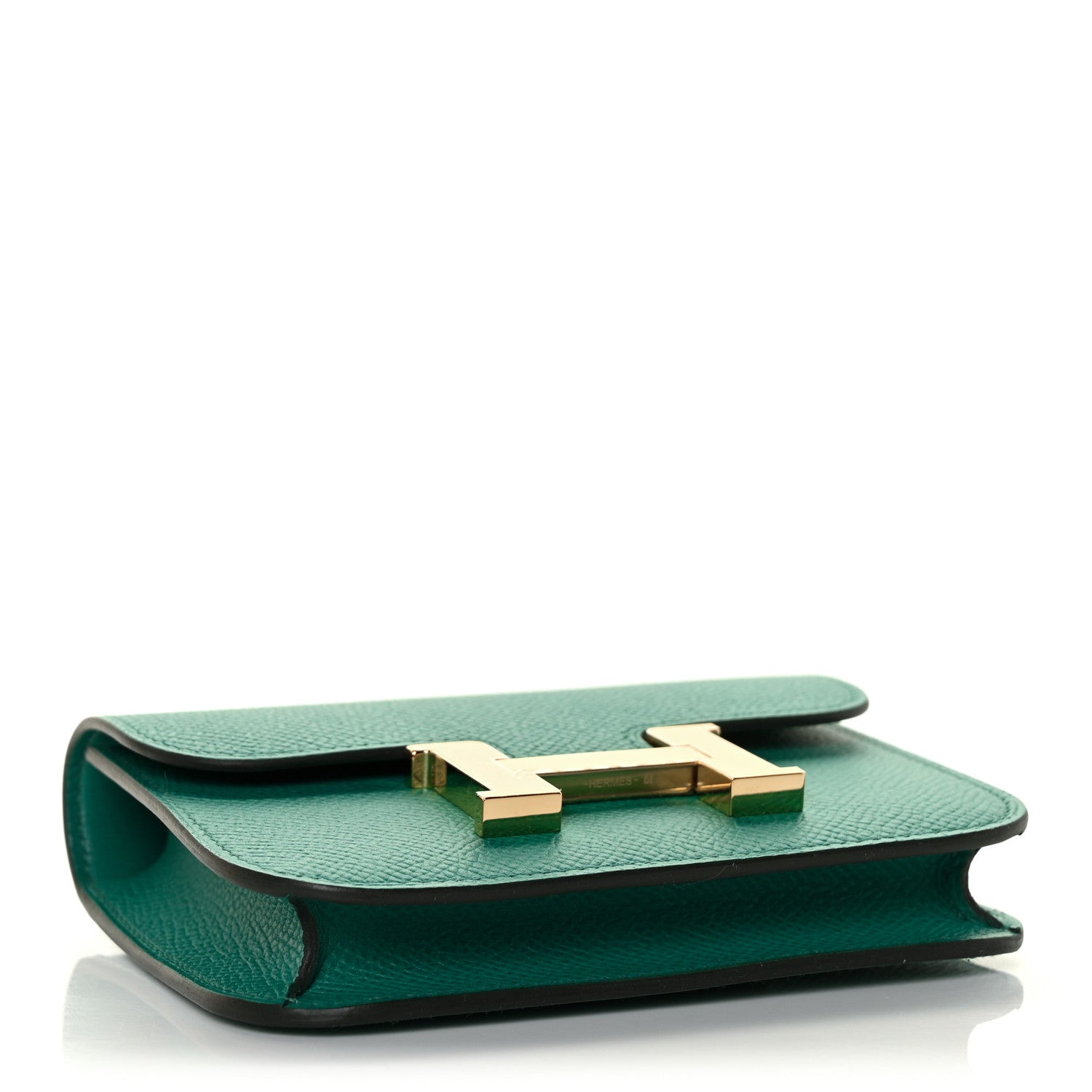 Hermes Epsom Constance Slim Wallet Vert Jade 5 of 11