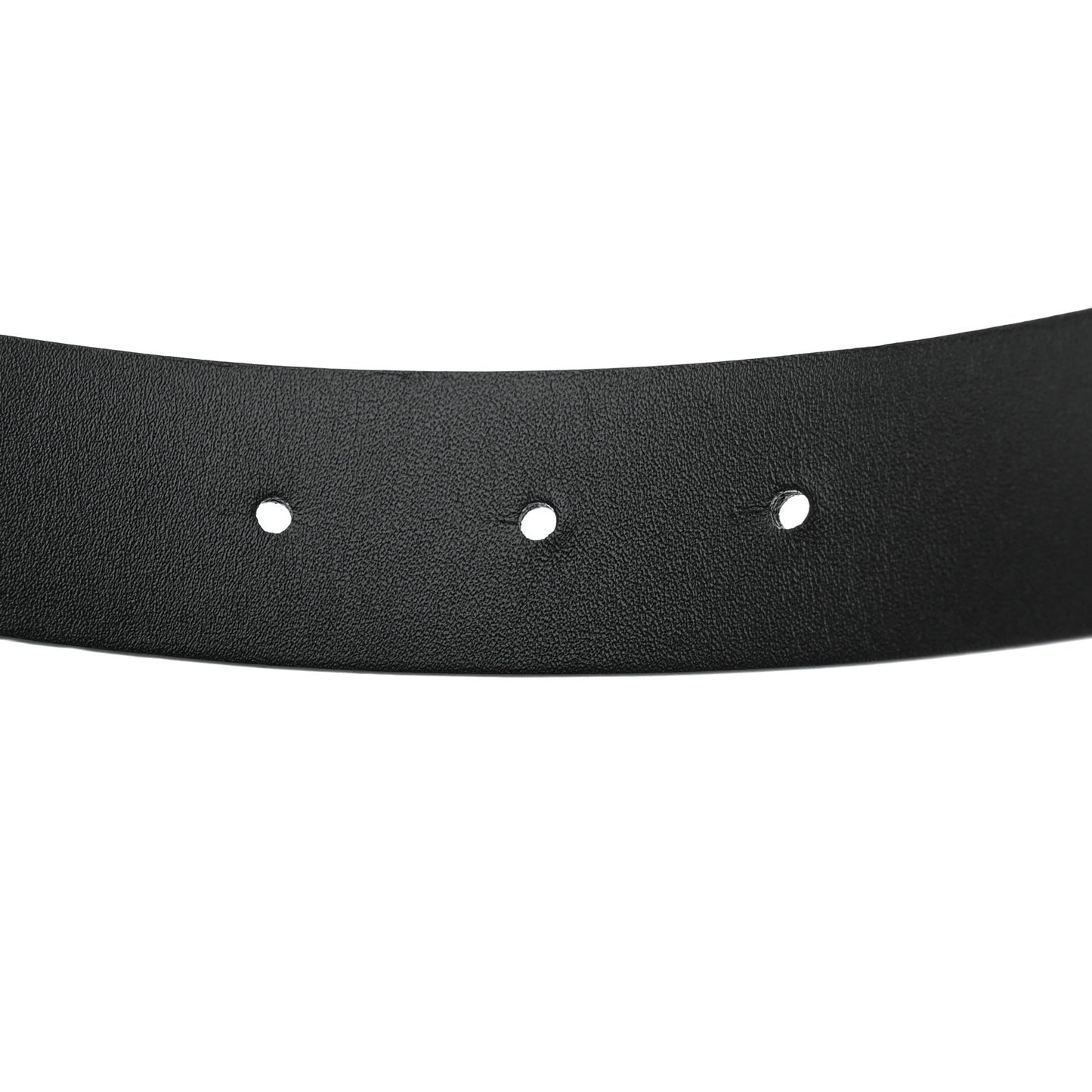 Calfskin Pearl Crystal CC Belt 80 32 Black