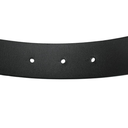 Chanel Calfskin Pearl Crystal CC Belt 80 32 Black 5 of 7