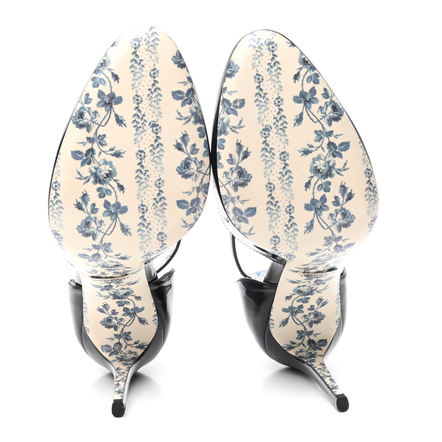 Patent Daisy Ankle Strap d'Orsay 105 Pumps 38 Black