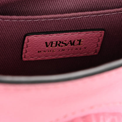 Versace Calfskin La Medusa Mini Chain Hobo Bag Baby Pink 6 of 11