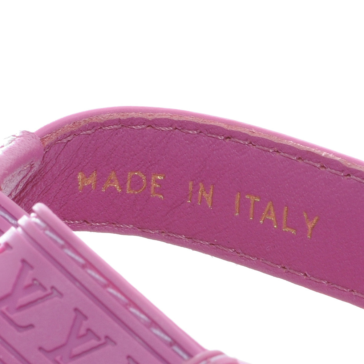 Louis Vuitton Rubber Ipanema Thong Sandals Pink 38 6 of 7