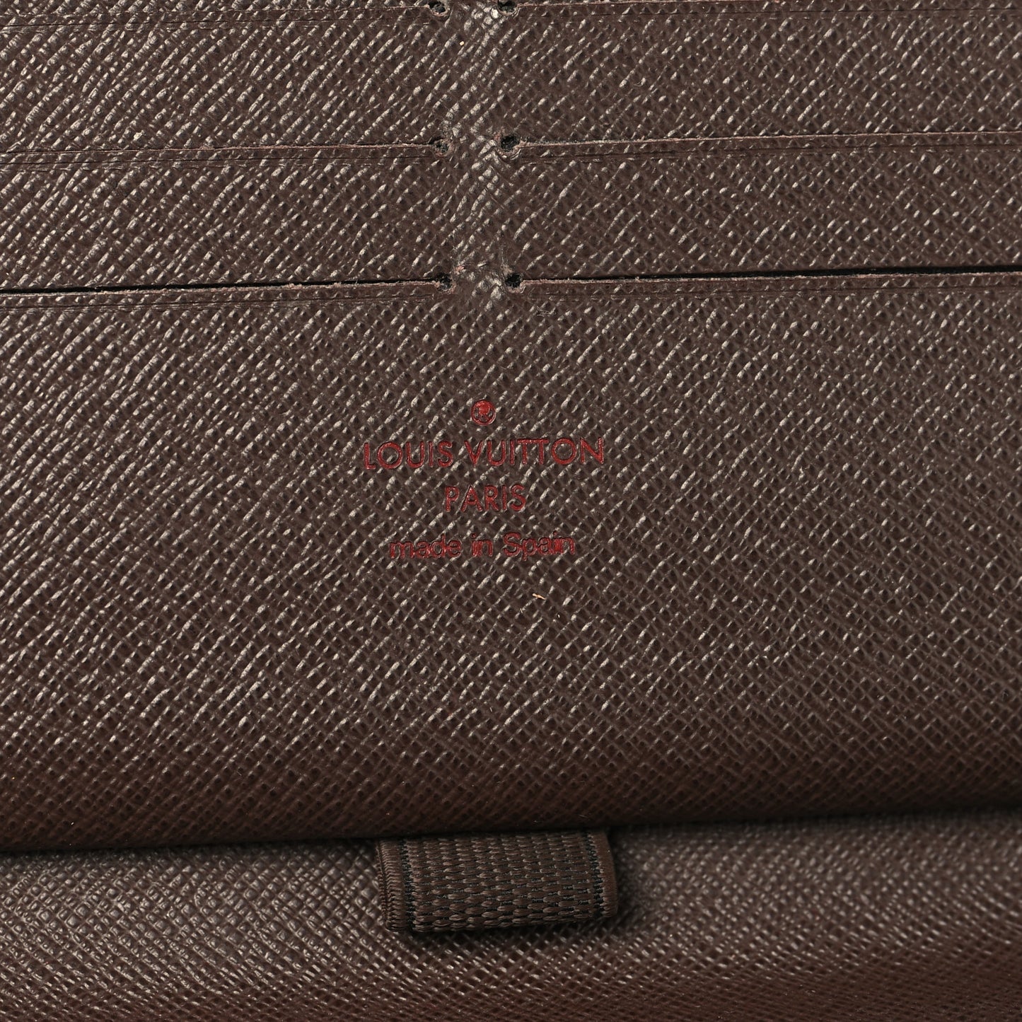 Damier Ebene Zippy Organizer Wallet
