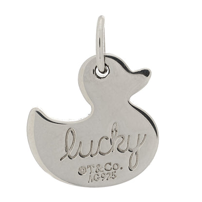 Tiffany Sterling Silver Lucky Duck Charm 3 of 4
