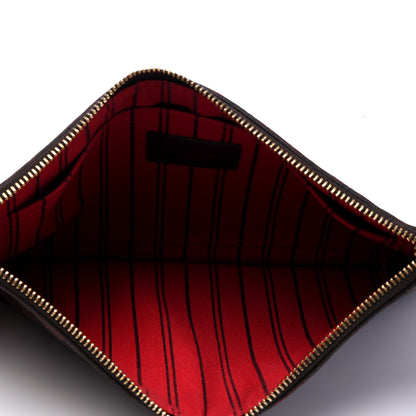 Louis Vuitton Damier Ebene Neverfull MM GM Pochette 3 of 4