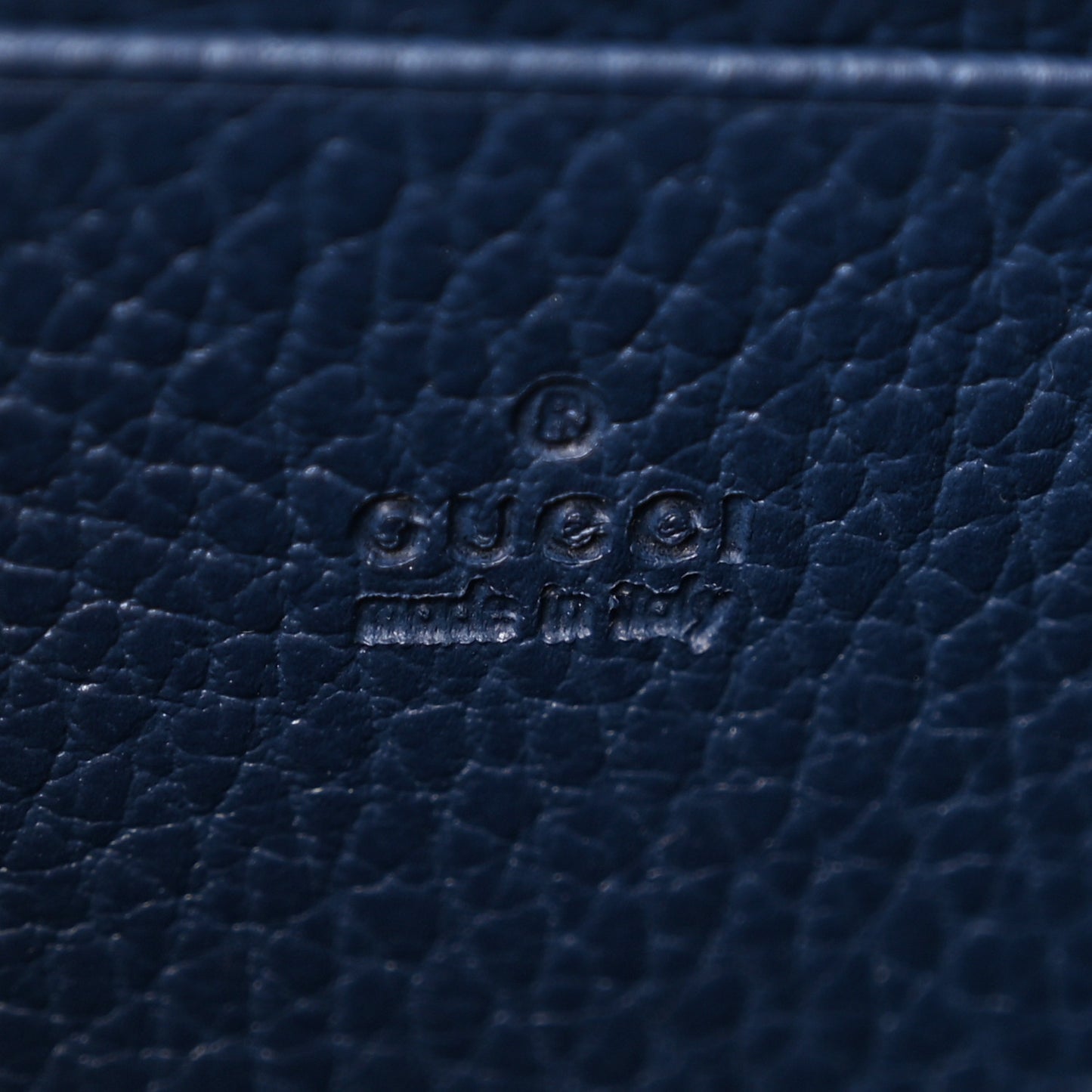 Calfskin Mini Dionysus Chain Wallet Blue Agata Black Diamond