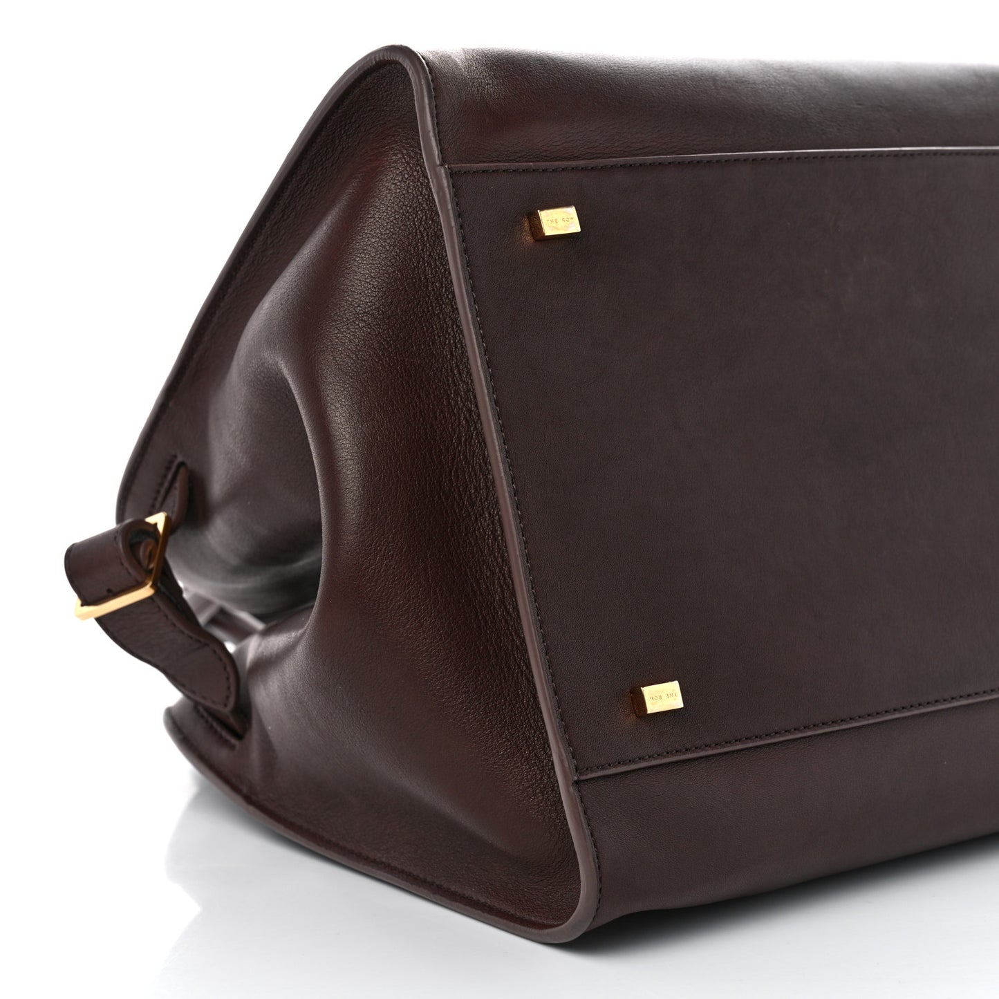 Polished Saddle Calfskin Soft Margaux 15 New Burgundy