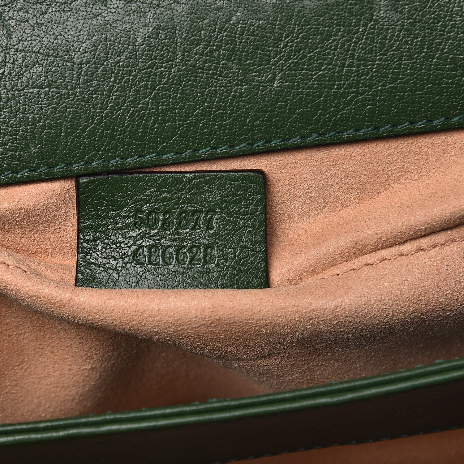 Gucci Suede Calfskin GG Web Small Ophidia Chain Shoulder Bag Brown Red Green 7 of 12