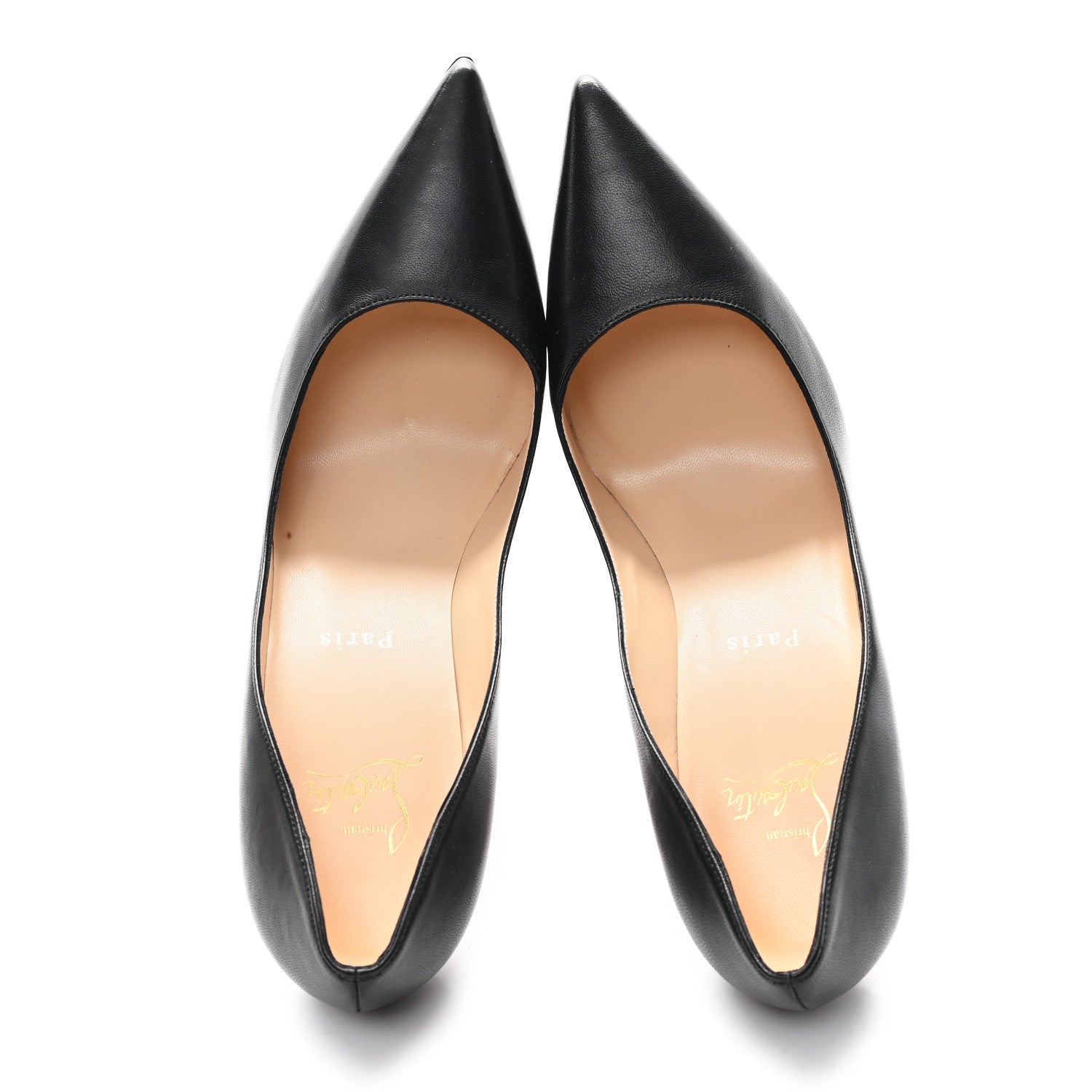 Christian Louboutin Nappa Apostrophy 100 Pumps 39 Black 2 of 9