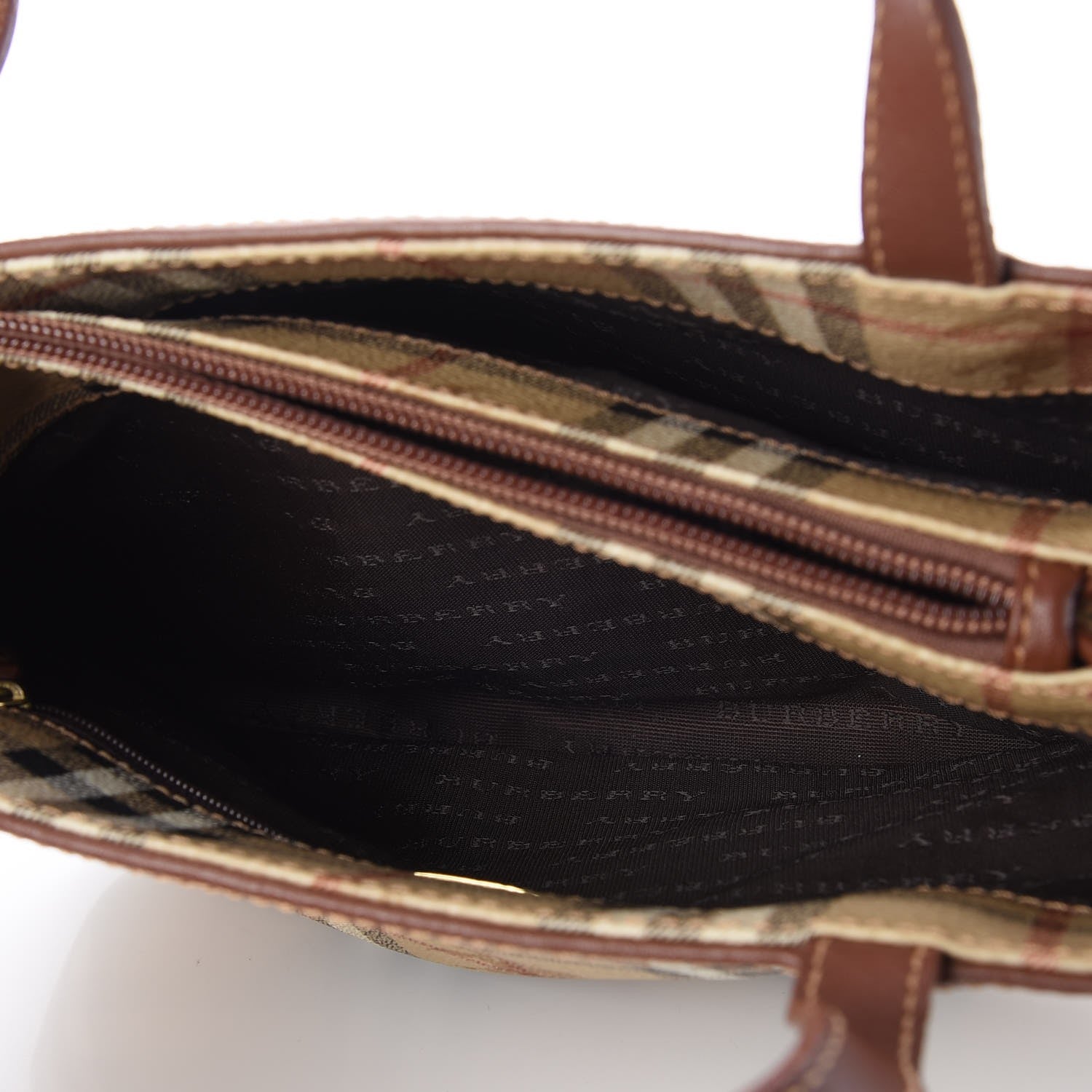 Burberry Haymarket Check Small Tote 7 of 10