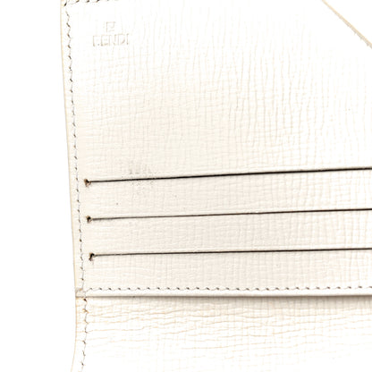 Fendi Zucca Spalmati FF Multicolor Continental Wallet White 14 of 16