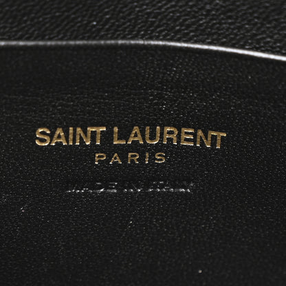 Saint Laurent Grain De Poudre Matelasse Monogram Mini Lou Camera Bag Crema Soft 11 of 25