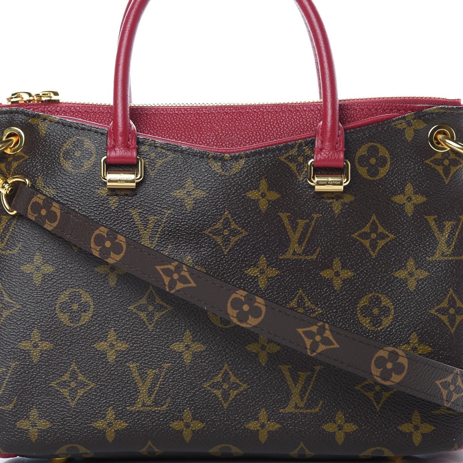 Louis Vuitton Monogram Pallas Full BB Lie De Vin 8 of 10