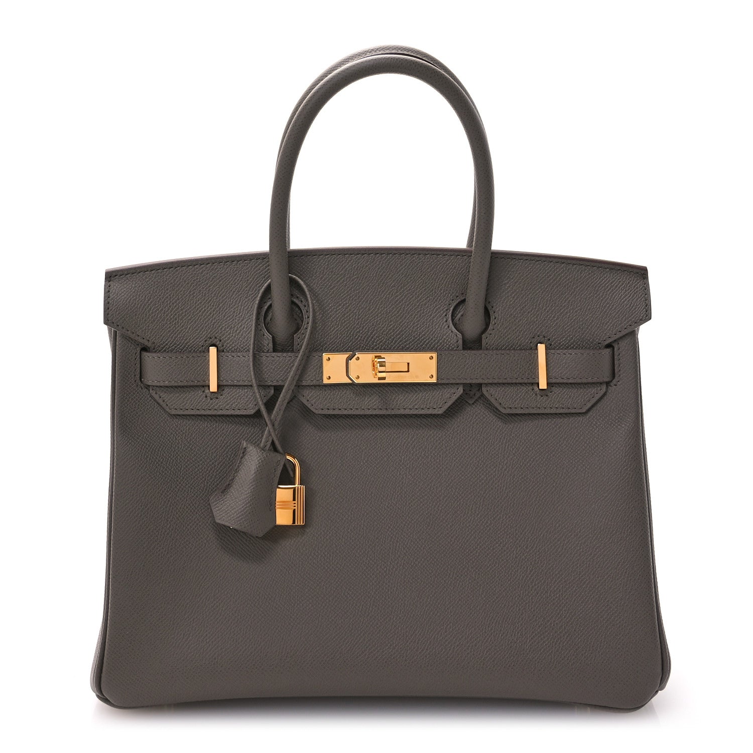 Hermes Epsom BIRKIN 30 Etain 1 of 12