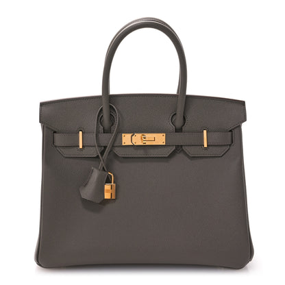 Hermes Epsom BIRKIN 30 Etain 1 of 12