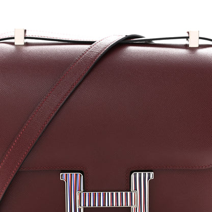 Hermes Grained Monsieur Optique Enamel Constance 24 Rouge H 8 of 13