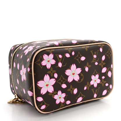 Louis Vuitton X TM Monogram Cherry Blossom Nice Mini Sakura Brown 4 of 6