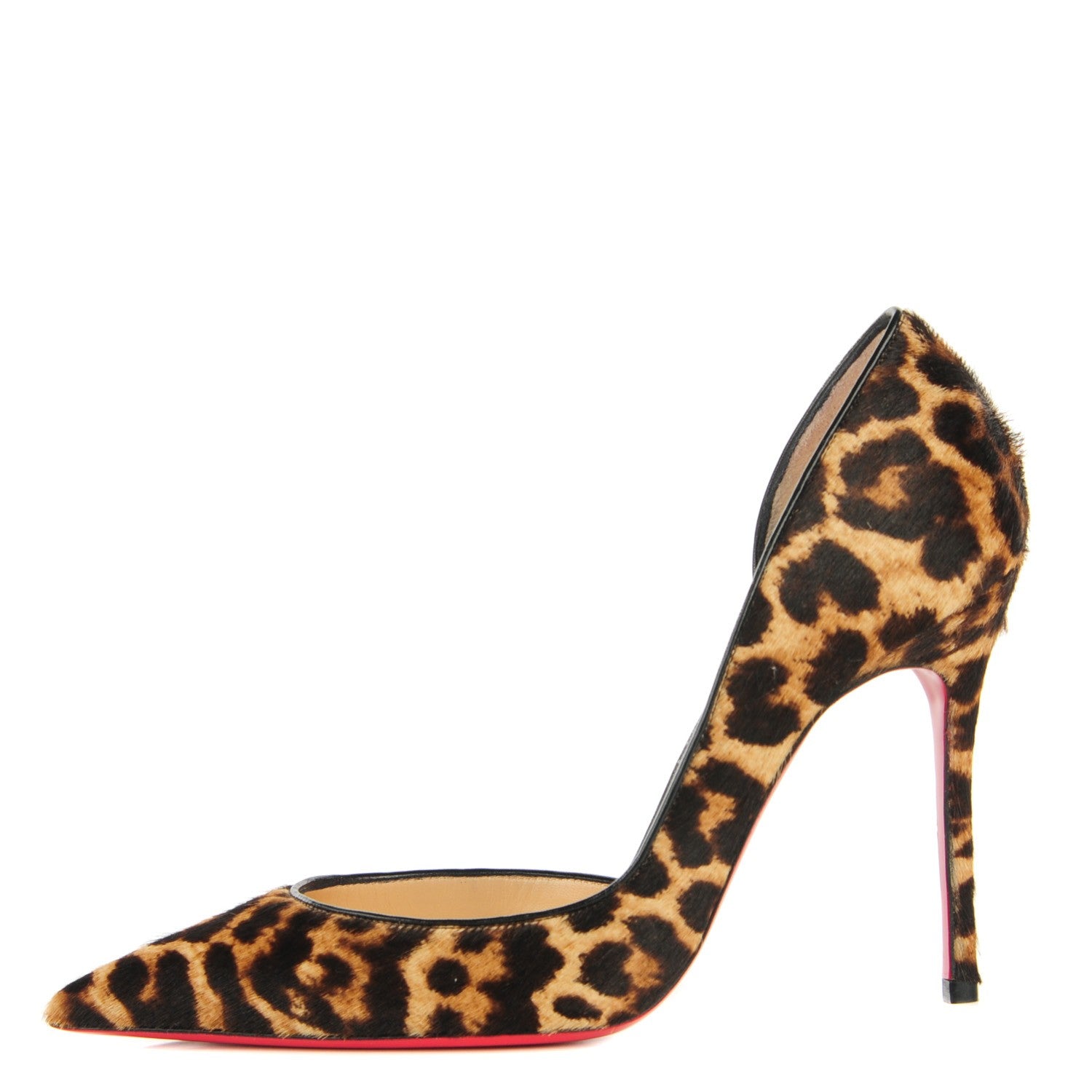 Christian Louboutin Pony Hair Iriza 100 Pumps 37 Leopard 1 of 6