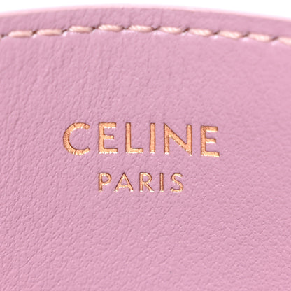 Celine Shiny Calfskin Triomphe Card Holder Petal 6 of 9