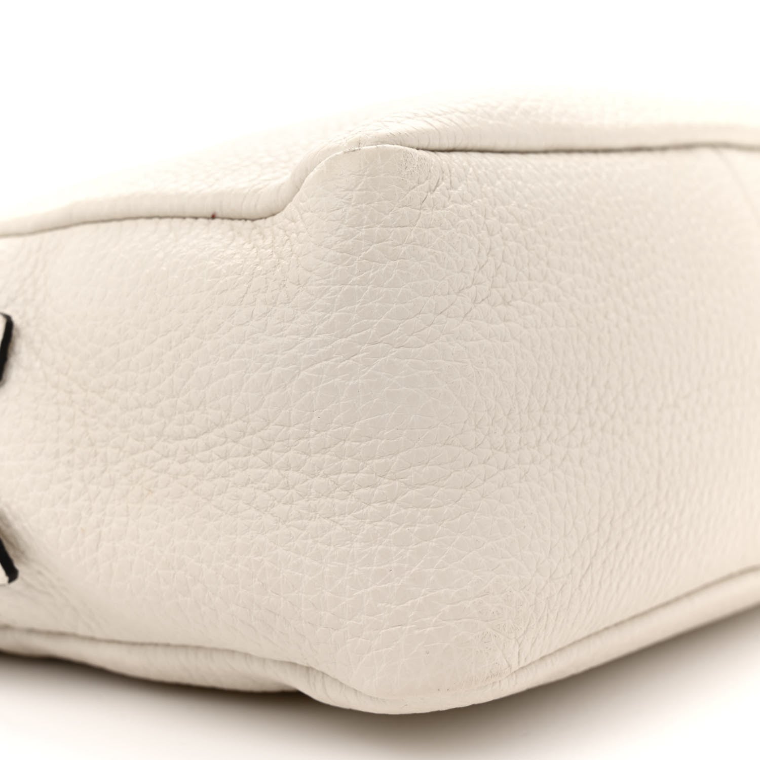 Prada Vitello Daino Soft Medium Double Zip Shoulder Bag White 9 of 17