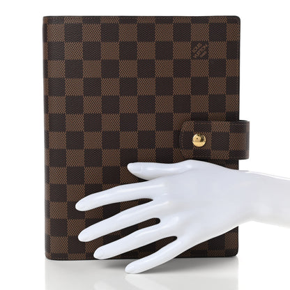 Louis Vuitton Damier Ebene Large Ring Agenda Cover 2 of 6