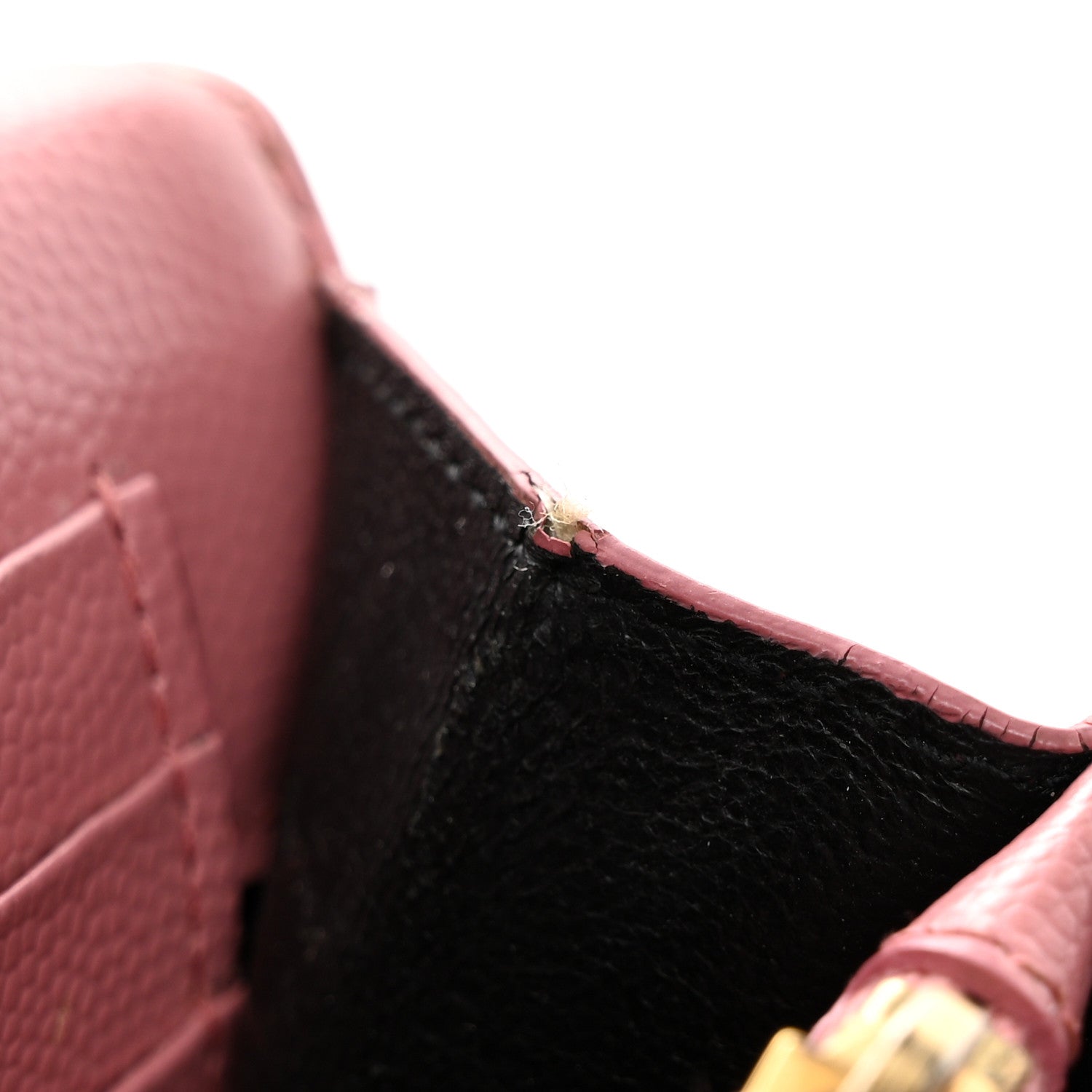 Saint Laurent Grain De Poudre Matelasse Chevron Monogram Chain Wallet Tender Pink 18 of 33