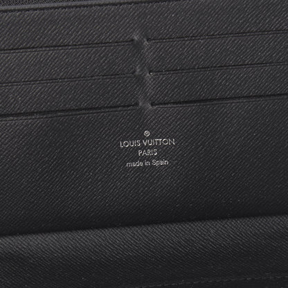 Louis Vuitton Taiga Zippy Organizer Wallet Black 6 of 7