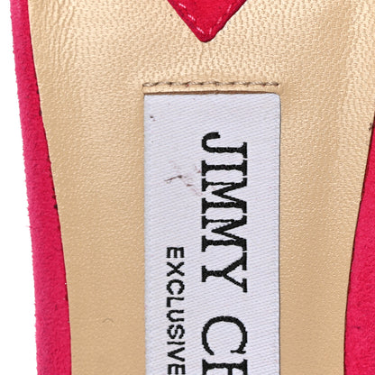 Jimmy Choo Suede Maelie 70 Mule Pumps 40 Light Fuchsia 9 of 13