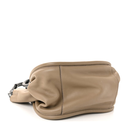 Proenza Schouler Calfskin Small Ruched Tote Beige Black 4 of 10