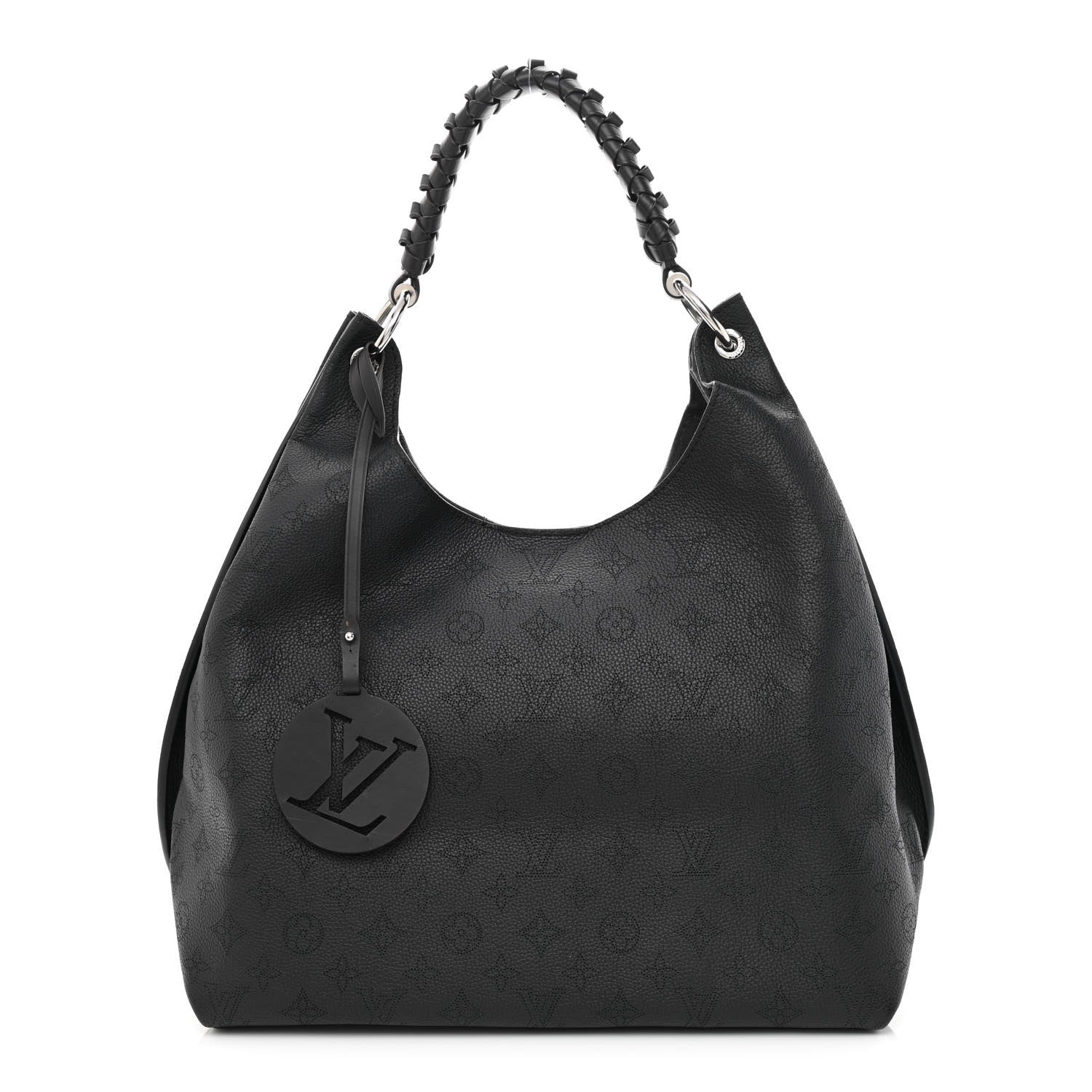 Louis Vuitton Mahina Carmel Hobo Black 1 of 11