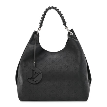Louis Vuitton Mahina Carmel Hobo Black 1 of 11