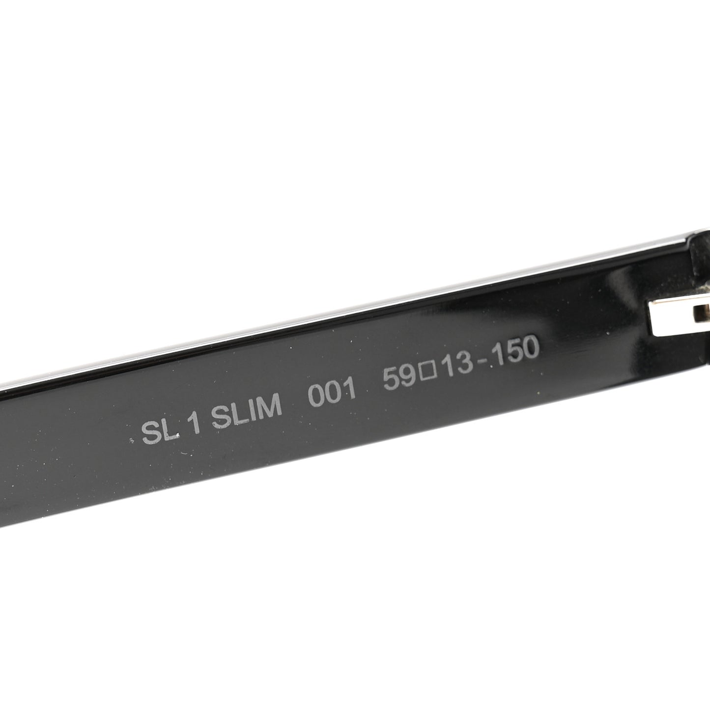 Acetate Sunglasses SL 1 Slim  Black