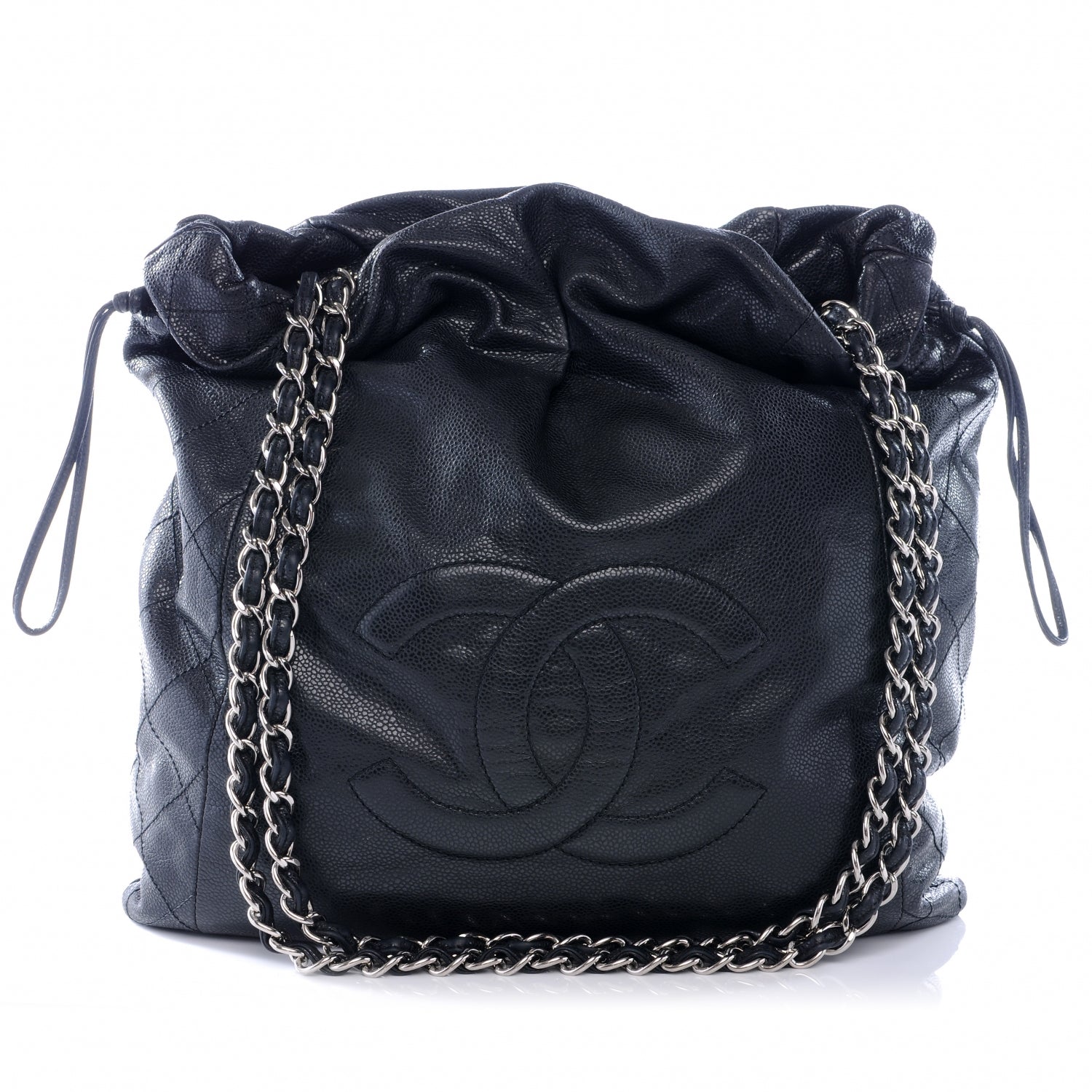 Chanel Caviar 31 Drawstring Tote Black 1 of 9