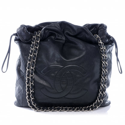 Chanel Caviar 31 Drawstring Tote Black 1 of 9
