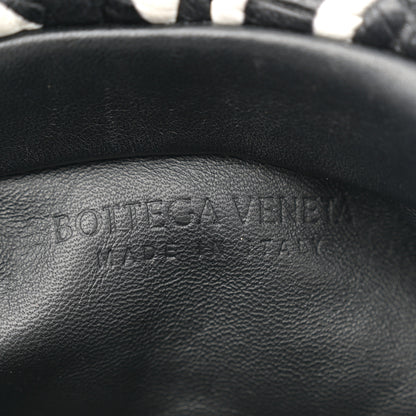 Bottega Veneta Nappa Zebra Print The Pouch Chain White Black 6 of 12
