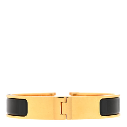 Hermes Enamel Narrow Clic Clac H PM Bracelet Black 3 of 5