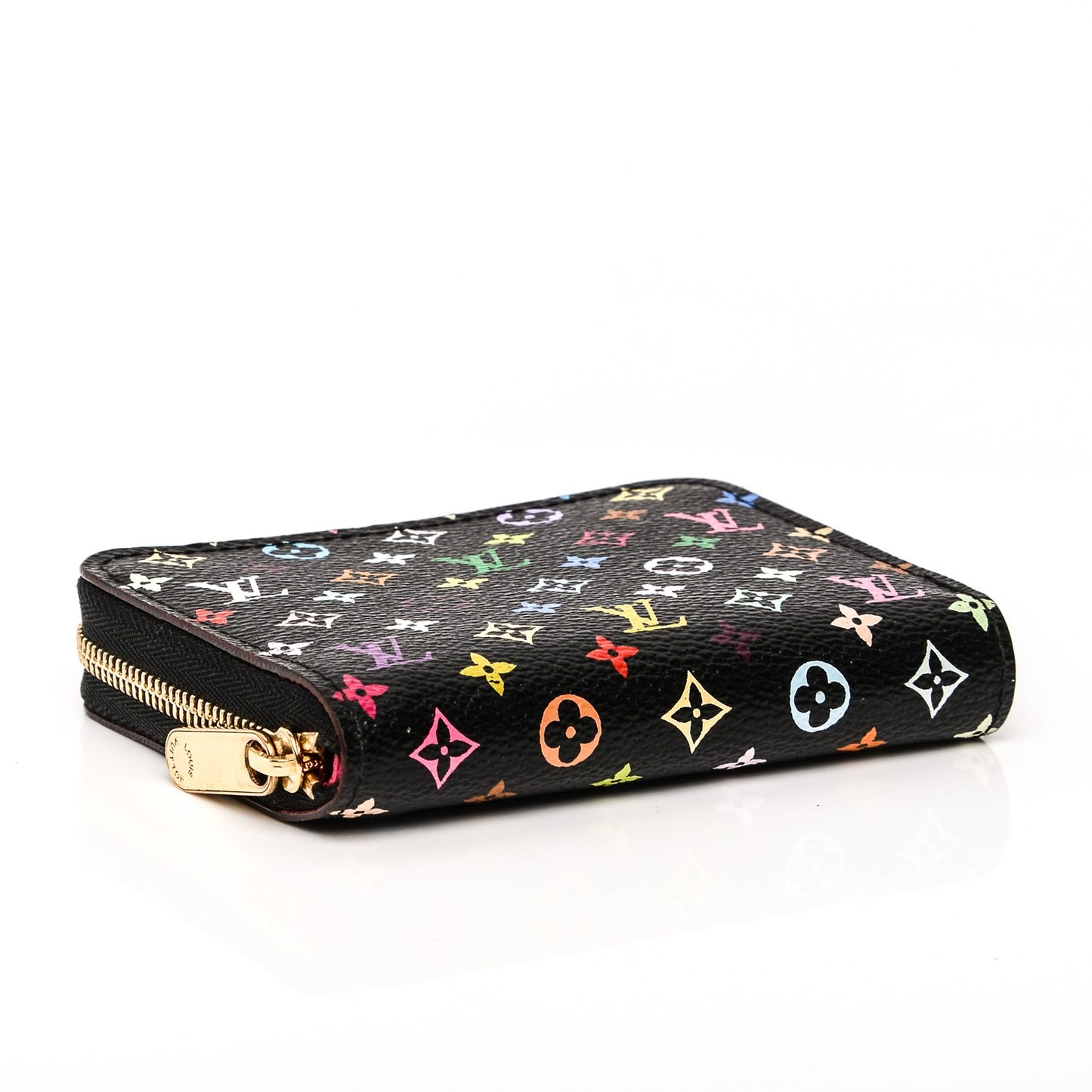 Monogram Multicolor Zippy Coin Purse Black Grenade