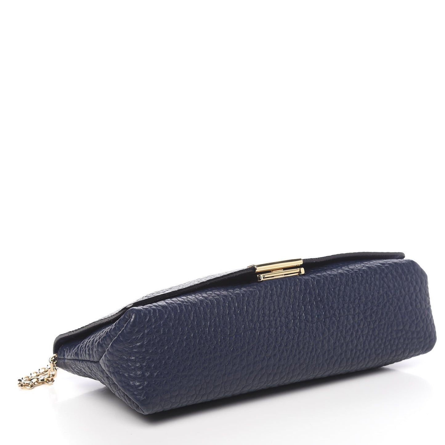 Signature Grain Medium Mildenhall Crossbody Bag Blue Carbon