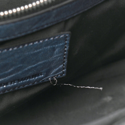 Alexander Wang Pebbled Lambskin Rockie Navy Rhodium Hardware 9 of 10