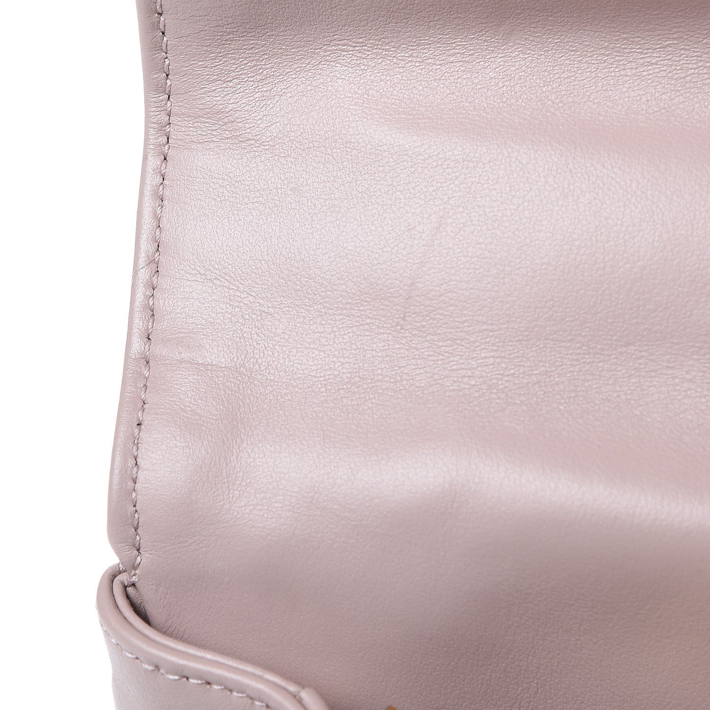 Calfskin Suede Matelasse Chevron Medium Monogram College Bag Rose Poudre