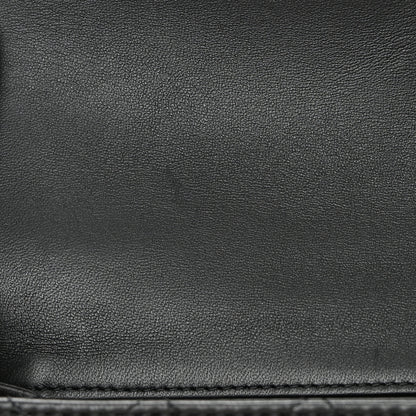 Chanel Lambskin Quilted Mini Top Handle Rectangular Flap Black 12 of 13