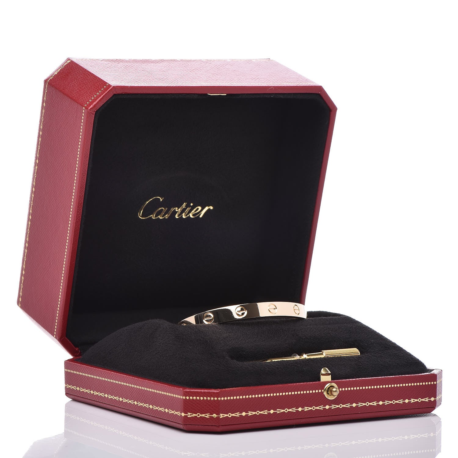 Cartier 18K Yellow Gold LOVE Bracelet 16 8 of 8