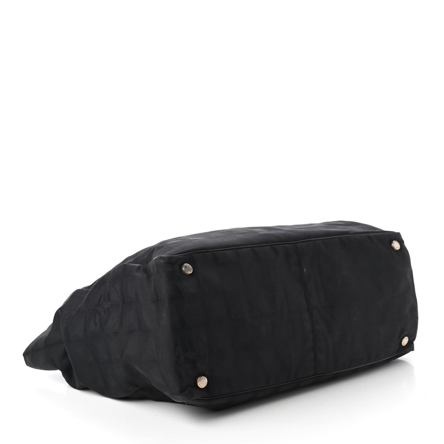 Nylon Medium Travel Tote Black
