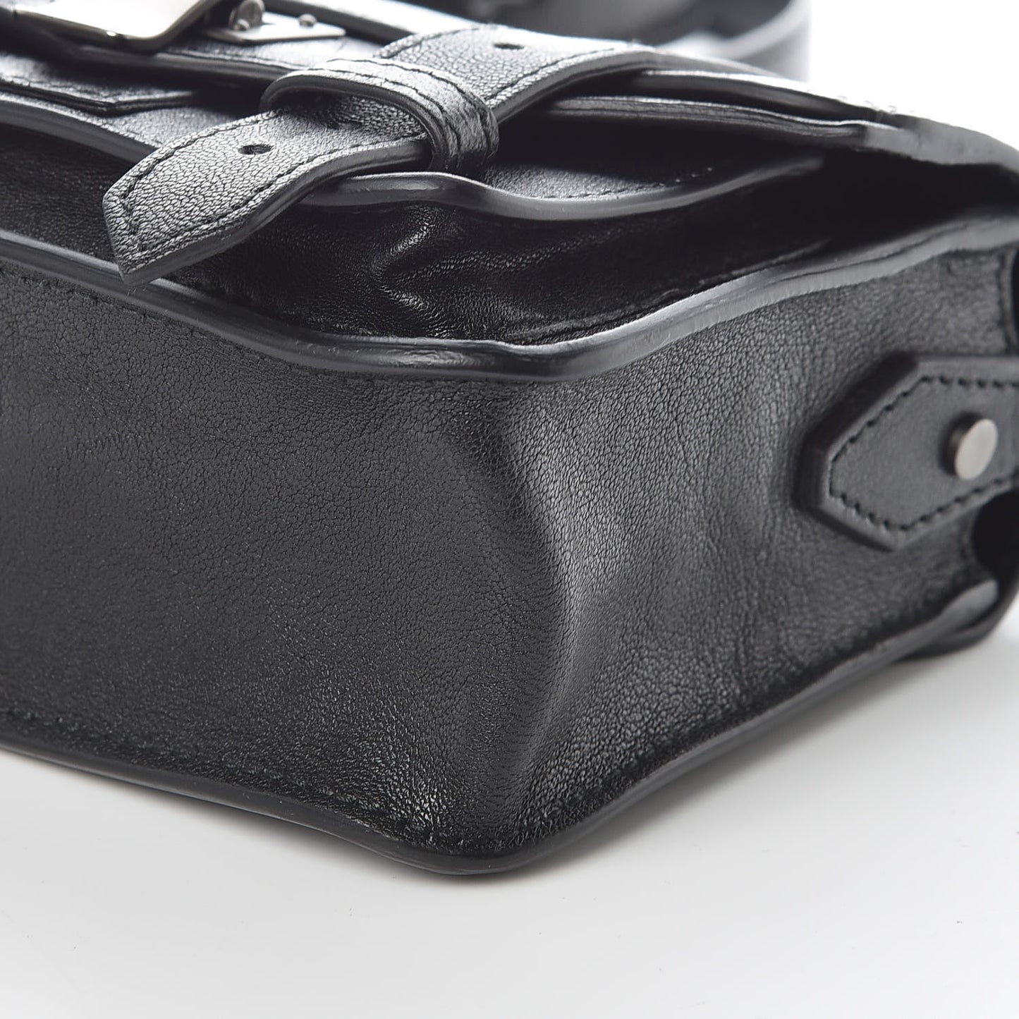 Lambskin Micro PS1 Satchel Black