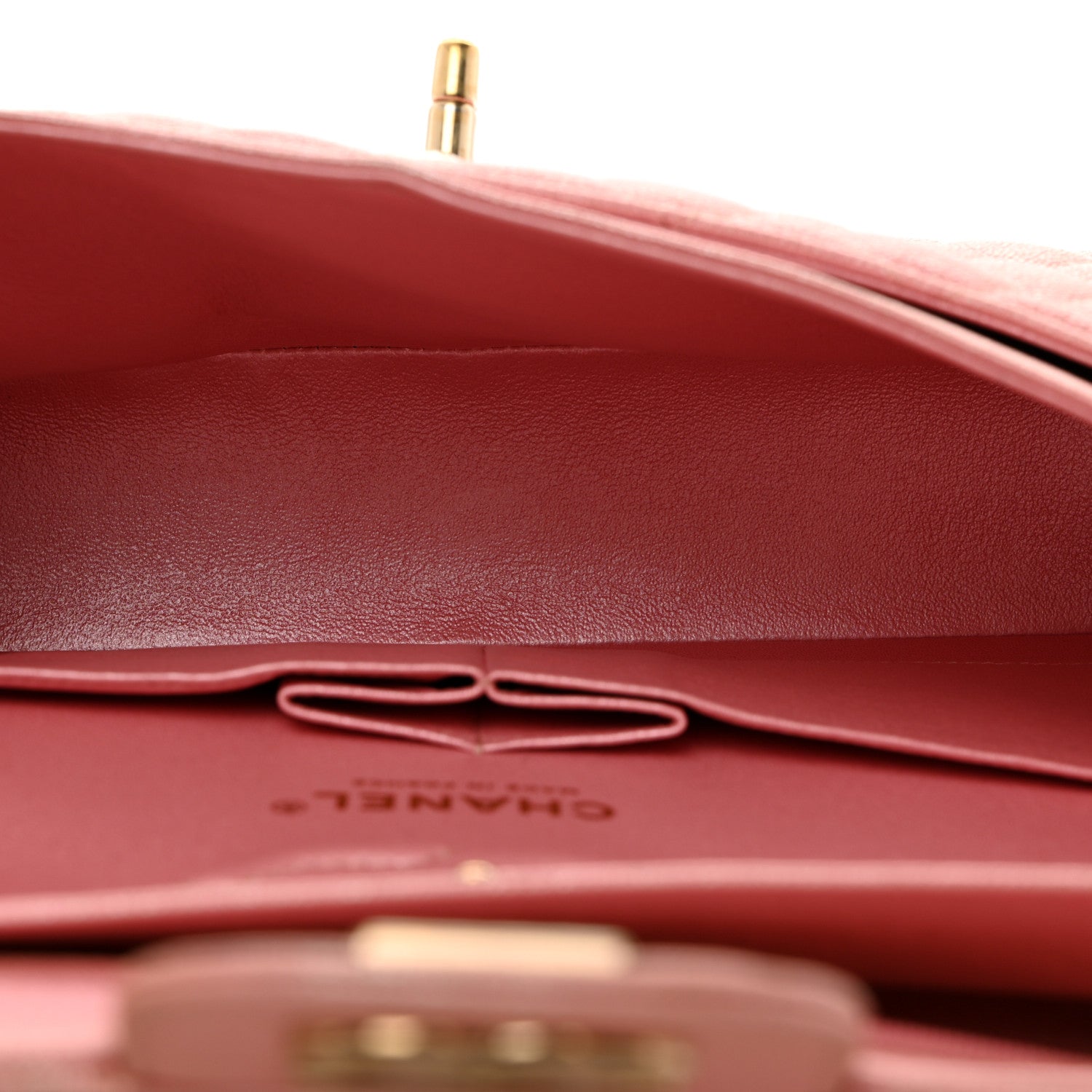 Chanel Iridescent Caviar Quilted Small Double Flap Pink 5 of 10