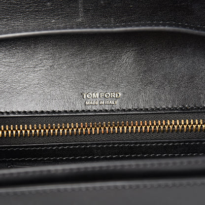 Tom Ford Calfskin Icon Shoulder Bag Black 5 of 12