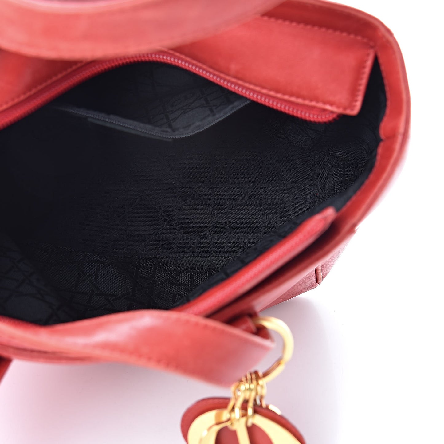 Calfskin Tote Red