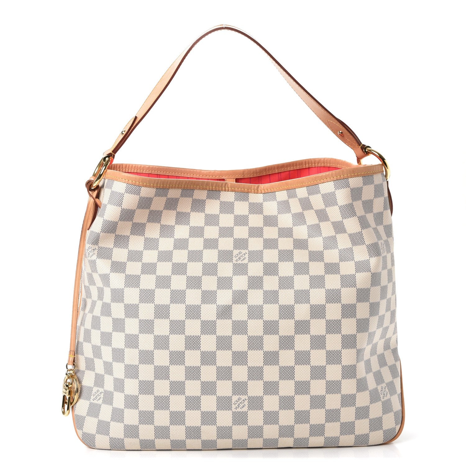 Louis Vuitton Damier Azur Delightful MM Pink 1 of 14