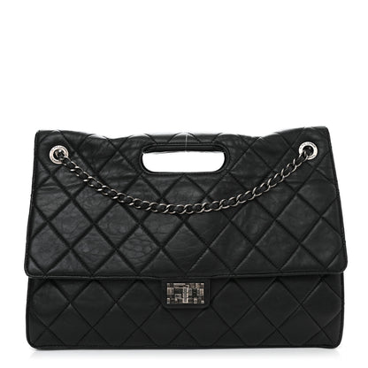 Chanel Washed Lambskin Maxi Take Away Flap Bag Black 1 of 16